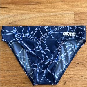 Arena Men's Navy Carbonic pro Competition Swim briefs